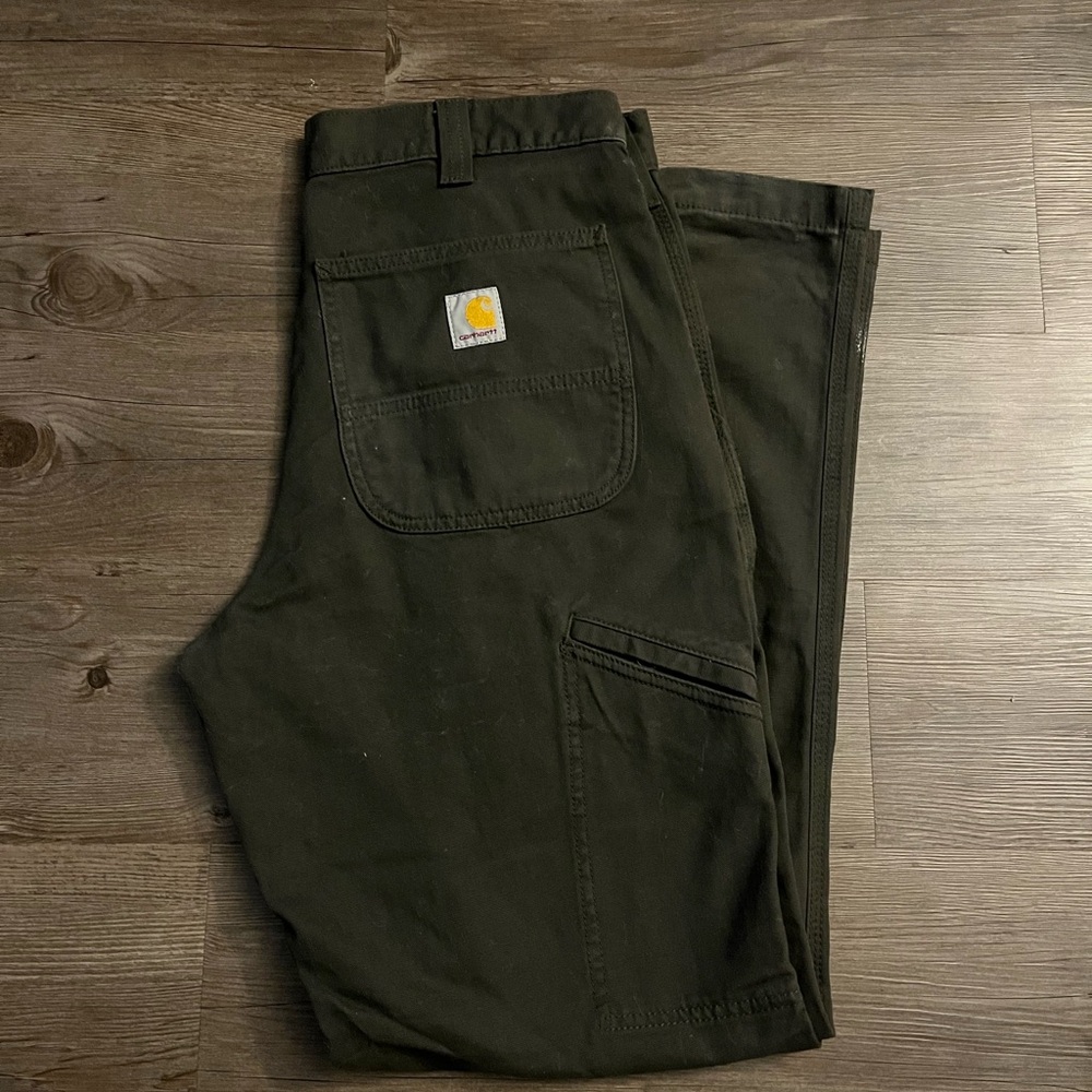 Carhartt Men's Olive Green Work Pants